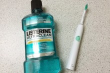 リステリンと電動歯ブラシ