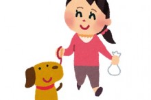 犬の散歩