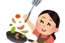 料理する人。