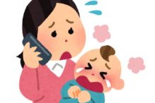 泣く赤ちゃん