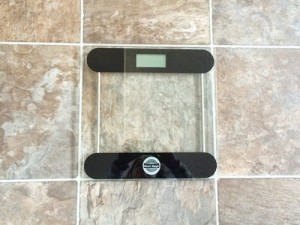 シンプルな体重計