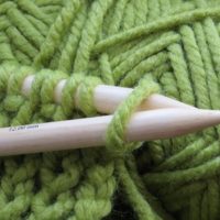 毛糸と編み棒