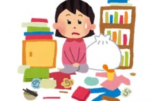 散らかった部屋