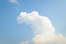 青い空と白い雲