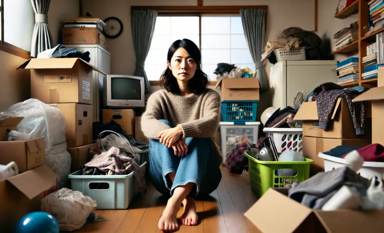 部屋にものが多すぎる人