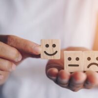 感情を表す積み木