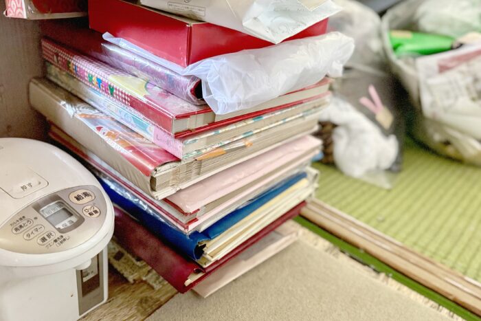 実家にある不用品