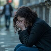 後悔している女性