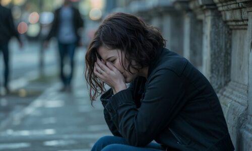 後悔している女性