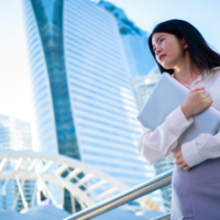 自信のある女性