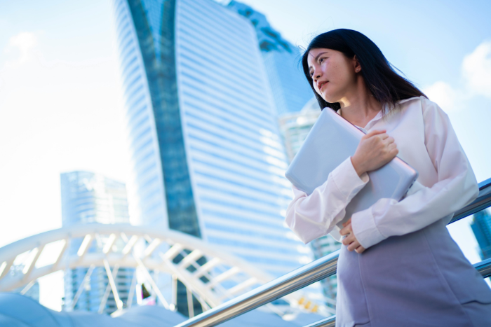 自信のある女性