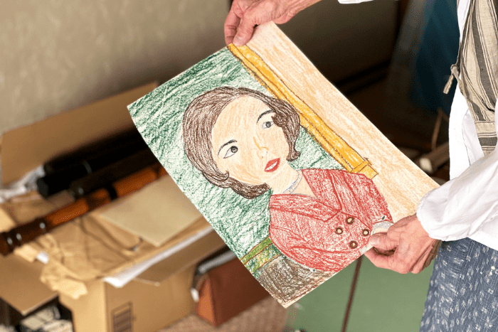 実家に残っている子どもが書いた絵