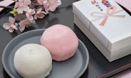 紅白のまんじゅう