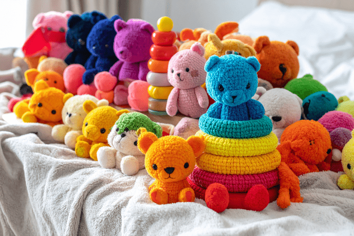 増えすぎた編みぐるみ